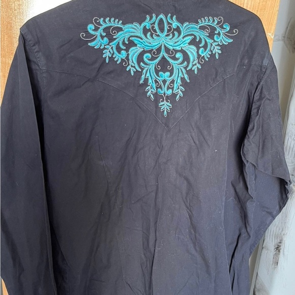 Cattlelac Ranch Western Shirt L - Picture 2 of 3